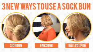 Erica from 1011 makeup shows us how incredibly easy it is to give yourself a plumper bun. 3 New Ways To Use The Sock Bun Youtube