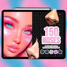 Procreate Nose Stamps, Photoshop Nose Brushes , Clip Studio Noses