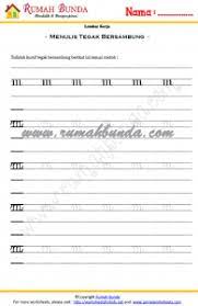 Download worksheet belajar menulis tegak bersambung menyenangkan. Worksheet Download Buku Latihan Menulis Tegak Bersambung Berbagai Buku