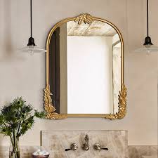 Vintage spanish style ornately carved brown wall mantle mirror mid century modern. Vintage Carved Mirror Bathroom Mirror Home Decoration Custom Bathroom Wall Mounted Anti Fog Mirror Decorative Mirrors Aliexpress