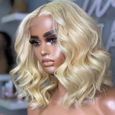 613 Blonde 13x4 Lace Front Wig, Straight Human Hair Lace Wigs