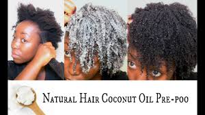 Men who want to sport straight hair tend to iron their hair coconut oil also makes black hair more black. How To Pre Poo With Coconut Oil For Hair Growth Natural Hair Mask Treatment Over Night Benefits Youtube