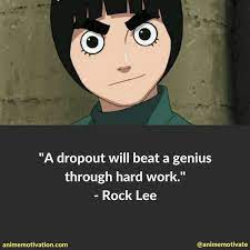 Neji stop making lee cry 14 Memorable Rock Lee Quotes From The Naruto Series