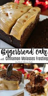 They are much tastier than the ones i normally make with bisquick. Gingerbread Cake With Cinnamon Molasses Frosting Great Grub Delicious Treats Gingerbread Cake Recipe Gingerbread Cake Gingerbread Recipe