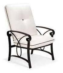 Winston Palazzo Cushion High Back Dining Chair Www Hayneedle Com High Back Dining Chairs Patio Chair Cushions Outdoor Lounge Chair Cushions