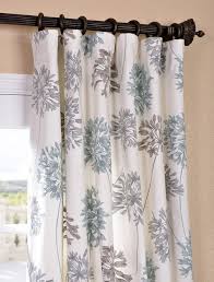 Product title vogue grommet panel window curtain, 50 x 84, brown average rating: Get Allium Blue Gray Printed Cotton Curtain Drapes Brown Curtains Blue Grey Curtains Printed Cotton Curtain
