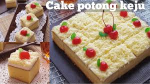 Simak dan langsung sajikan resep cara bikin es gempol berikut ini. Cara Membuat Cake Potong Keju Lembut Youtube