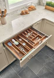 Constructed From Beautiful Walnut With A Uv Cured Satin Finish This Modern Day Clutt Frameless Kitchen Cabinets Kitchen Containers Kitchen Drawer Organization