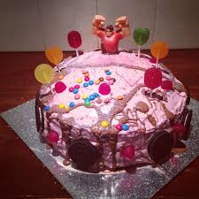 Birthday Ideas For 4 Year Old Daughter Pin By Samantha Kalchik On Food Birthday Cake Girls Candy Party Wreck It Ralph