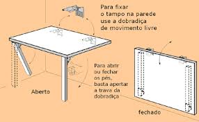 Mesa Retratil Home Diy Diy Furniture Wood Diy