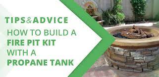 A metal lid is provided to cover the burn area when not in use to convert the fire pit to a table. How To Build A Fire Pit Kit With A Propane Tank Fire Pits Direct Blog