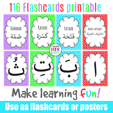 I love using this book at the beginning of the year with my students. A Muslim Homeschool Printable Arabic Alphabet Flashcard Posters With Harakat