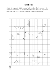 An Exercise In Transformation Geometry Http Www Pdf Archive Com 2014 01 01 028 Rotat Multi Step Equations Worksheets Worksheets Types Of Sentences Worksheet