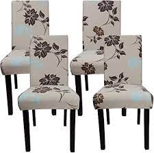 Free shipping on orders over $25 shipped by amazon. Amazon Com 4 Pack Dining Chair Covers Stretch Chair Slipcovers For Dining Room Kitchen Hotel Removable Washable Floral Pattern K 8 Kitchen Dining