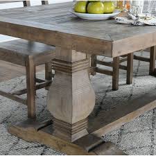 Lark Manor Gertrude Solid Wood Dining Table Reviews Wayfair Solid Wood Dining Table Dining Table In Kitchen Wood Dining Table