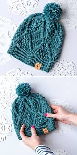 Die Diamant Mutze Free Knitting Pattern Free Knitting Pattern Diamantmutze Die Free Knitting Pattern Orgu Projeleri Ucretsiz Orgu Tig Desenleri