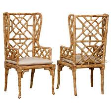 I Pinned This Guildmaster Bamboo Wing Back Chair From The 4 Men 1 Lady Event At Joss And Main Bamboo Chair Bamboo Dining Chairs Bamboo Furniture