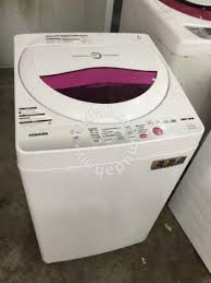 Mesin basuh merupakan sebuah mesin yang direka untuk membasuh pakaian termasuklah baju, tuala dan cadar. 6 5kg Pink Washing Machine Mesin Basuh Toshiba Top Home Appliances Kitchen For Sale In Others Kuala Lumpur Mudah My