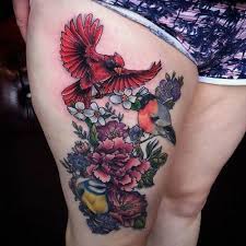 125 Best Thigh Tattoos For Women Cute Ideas Designs 2019 Guide Thigh Tattoo Leg Tattoos Thigh Tattoos Women