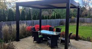 This louvered roof pergola kit is available in any size. Extend Your Living Space With Stylish Modern Pergola