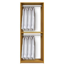 Kitchensource.com provides you with a fine assortment of pants racks that are mounting. Isa Custom Closet Double Hanging Clothes Closet System Contempo Space