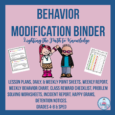 The wide range of topics includes Behavior Modification Binder