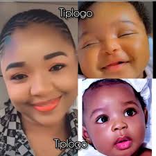 Dis Baby STORM is her mummy's Carbon Copy , Judy Austine born herself oh .  I don't know why some pple keep saying she looks like her grandpa Pete  Edochie
