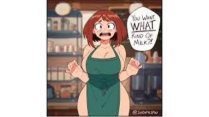 Ochako uraraka breast milk