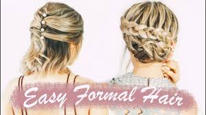 Check spelling or type a new query. Easy Short Hairstyles For Prom Weddings Formals Kayleymelissa Youtube