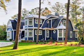 The designers used indigo batik sw 7602 as a signature color throughout the home. 25 Inspiring Exterior House Paint Color Ideas Sherwin Williams Navy Exterior Paint