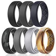 Top 10 Mens Silicone Wedding Rings Of 2020 No Place Called Home Mens Rubber Wedding Bands Rings For Men Rubber Wedding Band