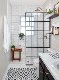 Narrow bathrooms are beautiful and could be well designed! This Small Bath Makeover Blends Budget Friendly Diys And High End Finishes Small Bathroom Makeover Bathroom Interior Bathroom Interior Design