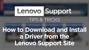 How To Download And Install A Driver From The Lenovo Support Site Youtube