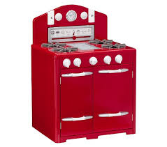 red retro kitchen oven pottery barn kids