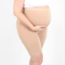 Undersummers Maternity Shorlettes Anti Thigh Chafing Slipshorts Medium Beige