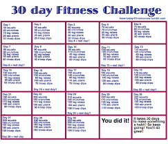 Flat Stomach Thin Thighs No Lies Photo 30 Day Workout Challenge 30 Day Fitness Workout Challenge