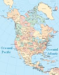 Cotele pământului sfânt în timpul bibliei. America De Nord Lumea Noua Calator Pe Mapamond