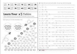 First Page Of The 5 Times Tables Worksheet Fun Activities Great Quality Completely Free Kids Fun Learning Times Tables Worksheets Homeschool Organization
