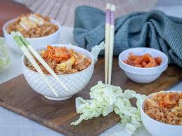 Riz Au Kimchi Vegan Sans Gluten Free The Pickle Recette En 2020 Recette Regime Recettes Minceur Idee Recette