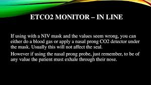 Aspirators & colorimetric detection for carbon monoxide (or other) gas detection. End Tidal Co2 Etco2 And Capnography Ppt Download