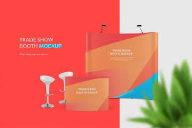 Trade Show Booth Mockup In 2020 Tradeshow Booth Show Booth Mockup