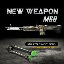New Weapon M60 And New Attachment Bipod Garena Free Fire Facebook