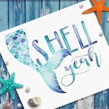 Here's a collection of diy mermaid tails sewing and no sewing projects perfect for little girls who like to have your kids ever wondered how to become a mermaid? How To Paint A Watercolor Mermaid Tail Printable