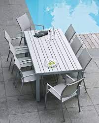 table hpl andante 220 x 100 cm hedone jardinerie truffaut mobilier jardin mobilier idee de decoration