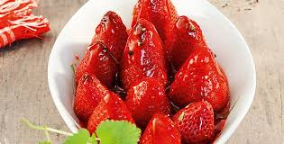 Recipe Rezept Erdbeeren Vanilleeis Grillen
