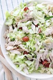 Divide among bowls and top each serving with 2 teaspoons toasted almonds. Easy Chinese Chicken Salad