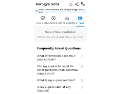 Up lockdown will restrict normal movement. E Pass On Aarogya Setu App Could It Become Mandatory For Future Travel Goodreturns