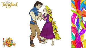 Rapunzel coloring pages, and flynn rider coloring pages, maximus coloring pages and other tangled printables. Coloring Tangled Rapunzel Flynn Rider Coloring Pages Coloring Book Youtube
