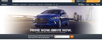 Valid for a limited time hyundai is offering 50 visa amazon or target gift card for coming in and test driving their vehiclethe offer is only available if you go online and perform a few steps to get to a popup screen. Amazon S Prime Now Service Starts Delivering Test Drives From Hyundai Techcrunch