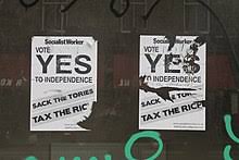The referendums (scotland) bill was launched by constitutional relations secretary mike russell, of the governing scottish national party (snp), at the scottish parliament in edinburgh on wednesday. Scottish Independence Wikipedia